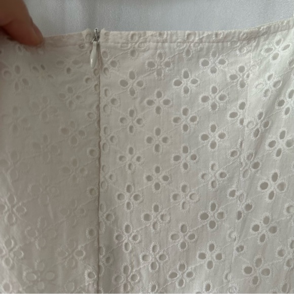 Missguided Eyelet Cotton Romper White Size 6 - Picture 8 of 12